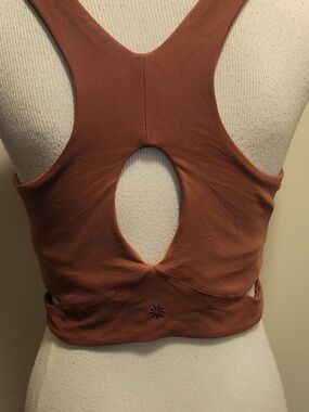 Athleta Supportive Razorback Cutout Sports Bra Large